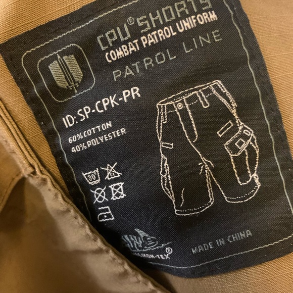 Helicon-Tex CPU Tactical Sort men’s size 2 XL, cargo, patrol line,Outdoor - Picture 10 of 11